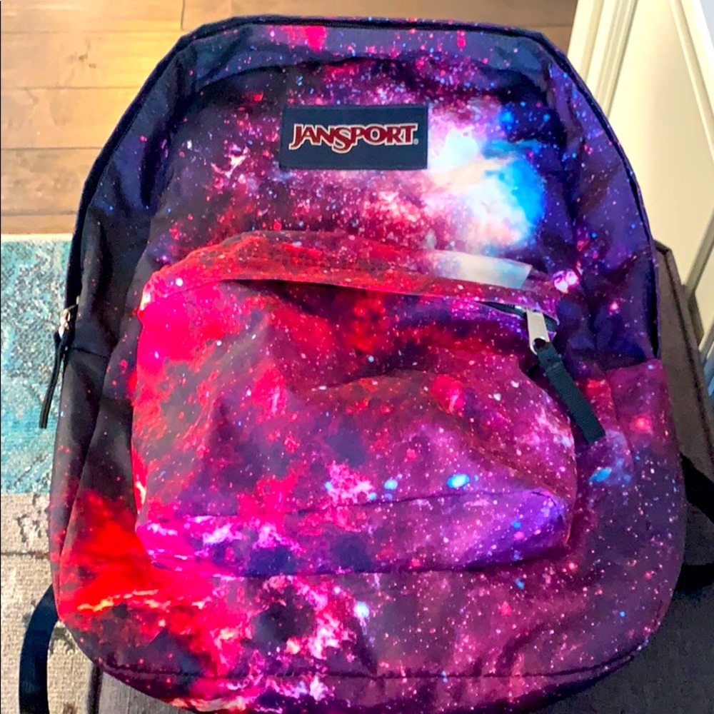 Galaxy patterned backpack